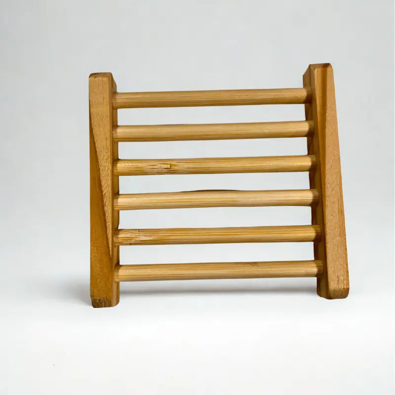 Jabonera de madera natural