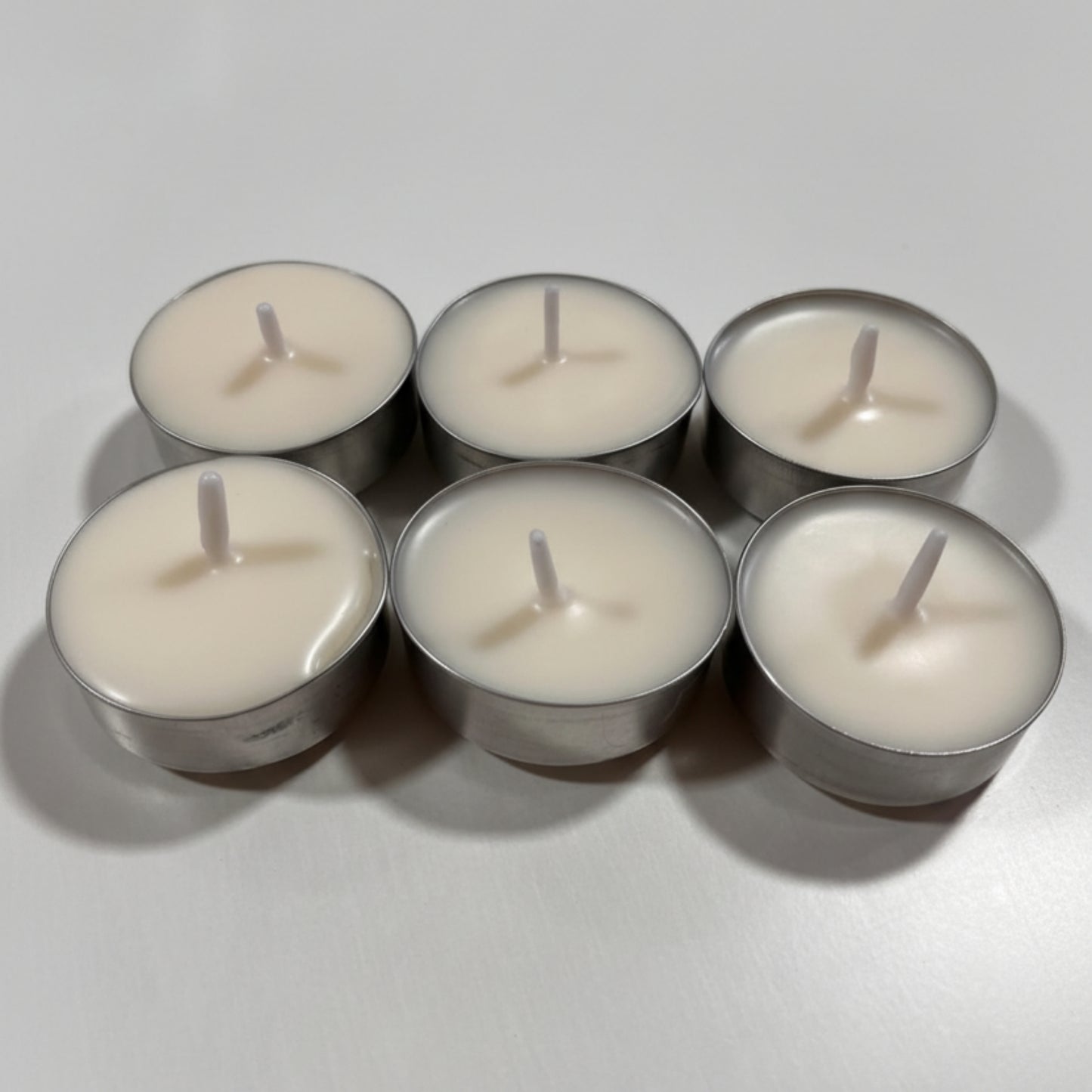 Tealight naturales "Velas de té de cera de soja"