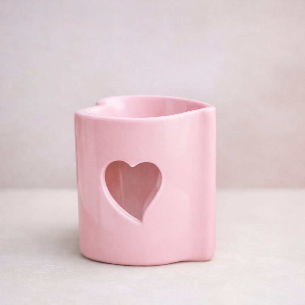 Quemador  modelo ”Doble Cuore” Rosa  o Blanco