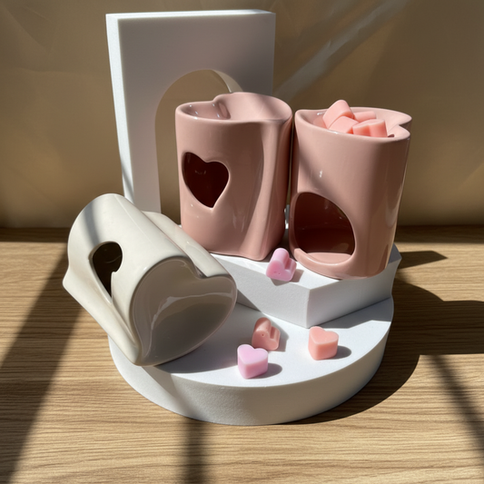 Quemador  modelo ”Doble Cuore” Rosa  o Blanco
