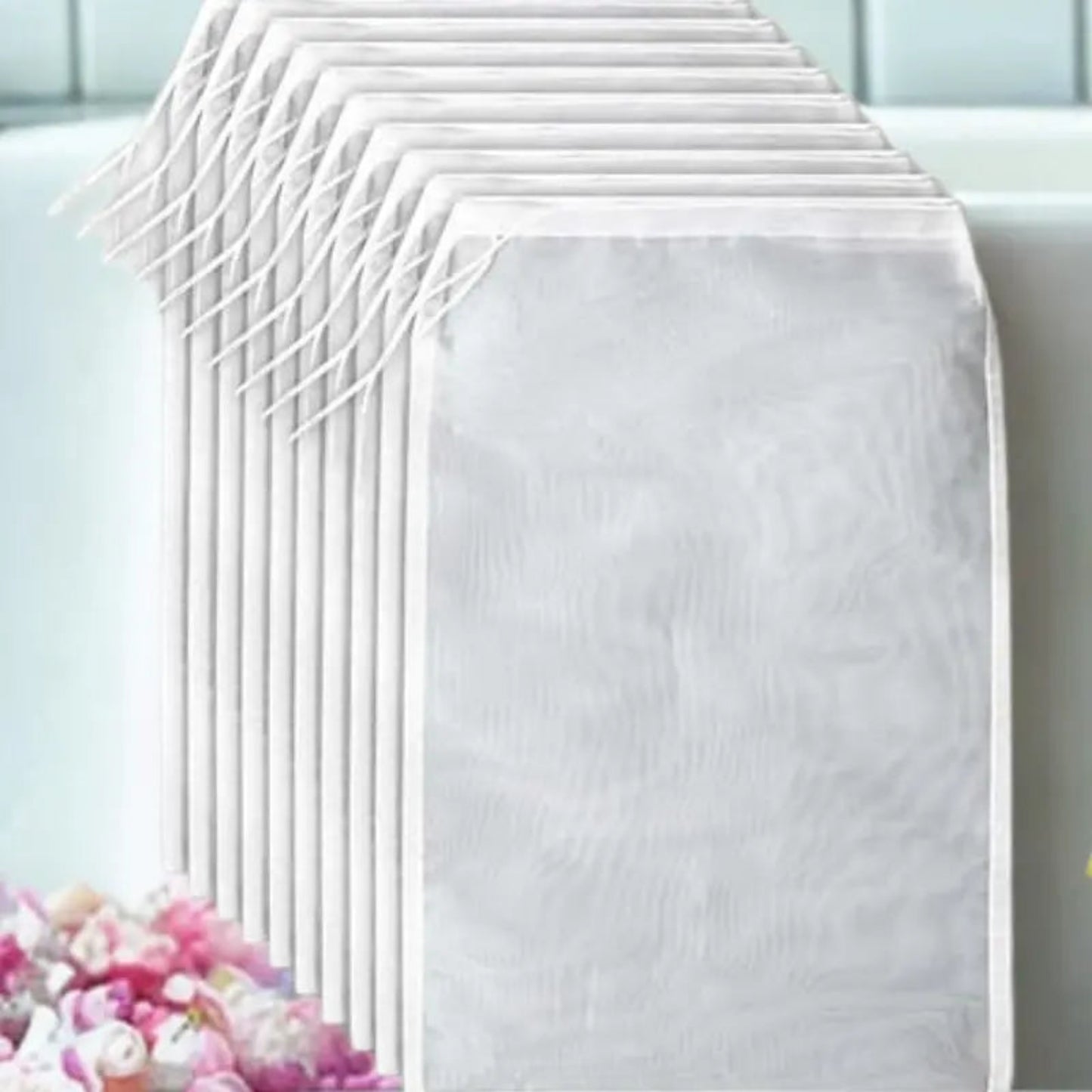 Saco filtrante para baño de sales