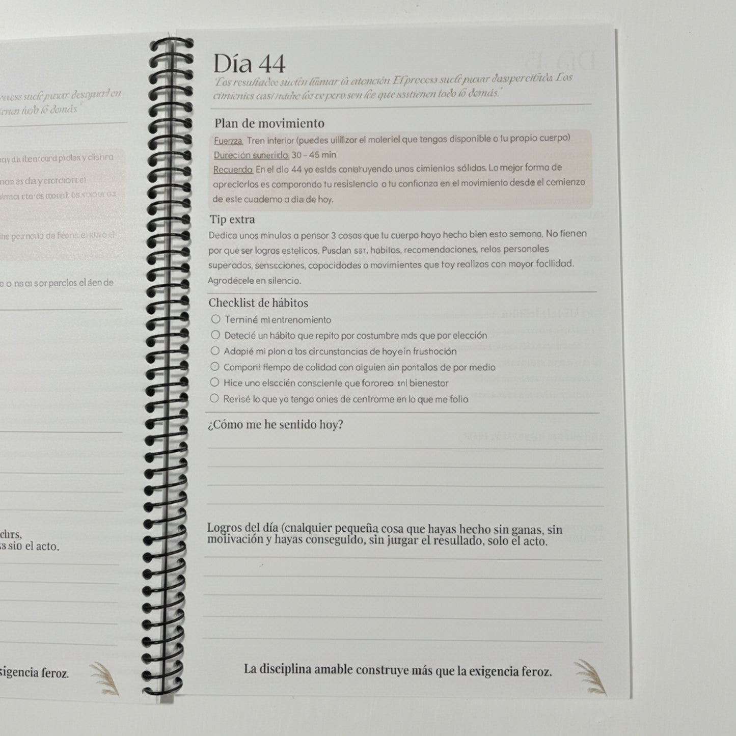 Journal E S E N C I A - 62 días contigo